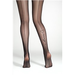 CONTE Колготки с имитацией шва и надписью «Love» CONTE ELEGANT, 1233864