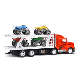 Автовоз "Мега сила" с квадроциклами, под колпаком