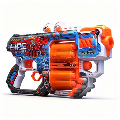 Бластер "Молниеносец" с полимернымипулями, в коробке