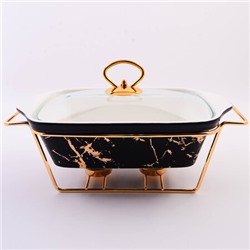 7442-1 Мармит 1,4л фарфор/металл MB (х4)