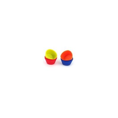 Набор форм силиконовых ``Кекс`` 16 шт. 6.5x3.3 см HS-080C mix 4 цвета VETTA