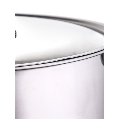 УЦЕНКА Кастрюля 30 л цельнотянутая d=39.6 см с ТРС, замятие крышки