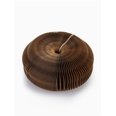 Когтеточка - игрушка «Пижон. Бублик», 11×11×7/20×11 см, гофрокартон, коричневая