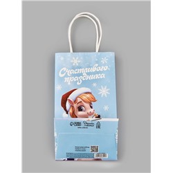 Пакет подарочный новогодний «Лошадка 2026», 12×21×9 см