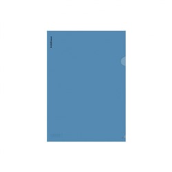 Папка-уголок (плотная)  А4 "Glossy Classic" 50153 полупрозрачная синяя ErichKrause