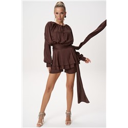 Платье Муза (шоколадный)