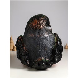 Копилка для денег «Снегирь», полистоун, с глиттером, 36×34 см