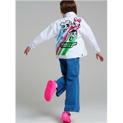 Куртка текстильная джинсовая для девочек