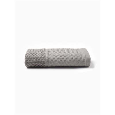 Полотенце махровое LoveLife «Ордос» 70×130 см, серое, 100% хлопок, 430 г/м²