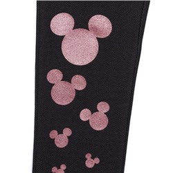 Леггинсы для девочек CONTE Термолеггинсы с мерцающим рисунком MICKEY SHINE ©Disney, 19С-920ДТСП blac