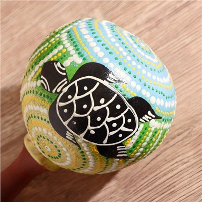 Сувенирный музыкальный инструмент «Маракас» 11×22×11 см МИКС цветов