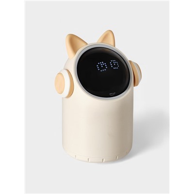 Ведро для мусора сенсорное настольное SAVANNA, 2 л, в ушах и наушниках, бежевое