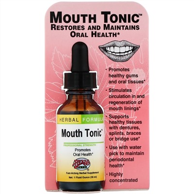 Herbs Etc., Mouth Tonic, 1 fl oz (30 ml)