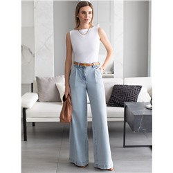 Топ из премиального хлопка с эластаном