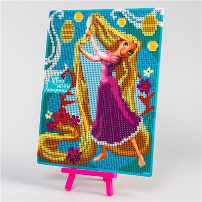 УЦЕНКА Алмазная мозаика для детей «Твои мечты прекрасны» Принцессы: Рапунцель