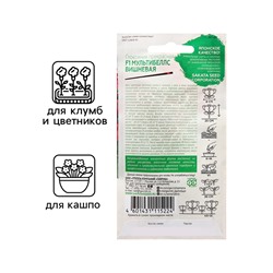 Семена Глоксиния "Мультибеллс вишневая", ц/п,  F1, 4 шт.