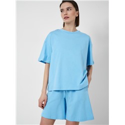 Комплект трикотажный для женщин: фуфайка (футболка), шорты