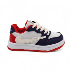 Кроссовки WB728-3 красно белые