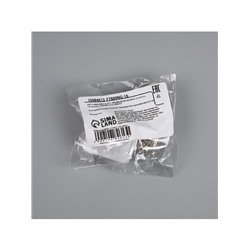 Гирлянда «Нить» 2 м роса. IP20, нить серебристая, 20 LED, 4.6 В, AG13×3 (в комплекте), 3 режима, свечение синее