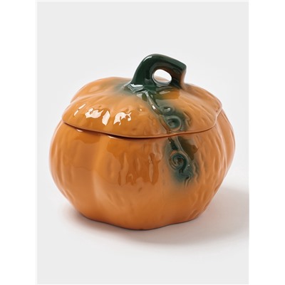 Горшок для запекания Борисовская керамика «Тыква», 2.4 л, оранжевый