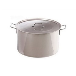 Котел 50л (d50см, h28,5см) ОБЩЕПИТ металл. кр. Сварной (толщина стенок 0,8мм) КТ-ОБ-51