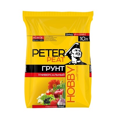 Грунт Универсальный PETER PEAT, линия «Хобби», 10 л