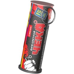 Цветной дым с чекой красный JF DM90/super_R (Joker Fireworks)