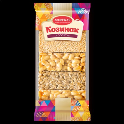 Козинак ассорти "коррекс" (кунжут, арахис, подсолнечник - 4 вида