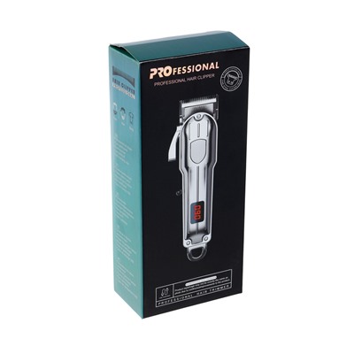 Машинка для стрижки LTRI-22, 2.5 Вт, 4 насадки, 1.5/3/4.5/6 мм, USB, серебристая