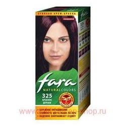 РК Fara Natural Colors Краска для волос тон 325 красное дерево