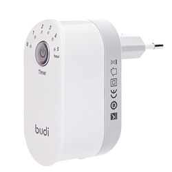 Адаптер Сетевой budi M8J030E (повр. уп.) 2USB 2,4A/10W (white)