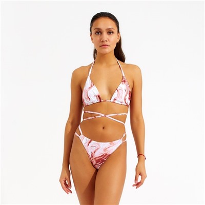 Купальник женский раздельный MINAKU цвет кремовый, размер 42