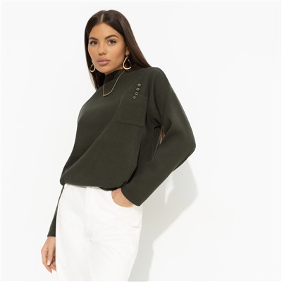 Джемпер со сборкой, Долгожданное приглашение (green)