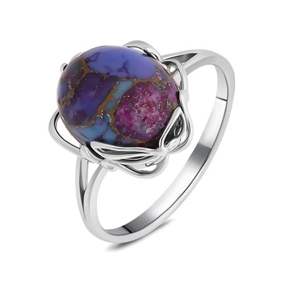 Кольцо, бирюза аризонская, СПН1775