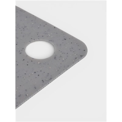 Доски разделочные «Грей», набор 3 шт., 38×29 см, 33.5×24 см, 29×19 см гибкие, пластик, серые