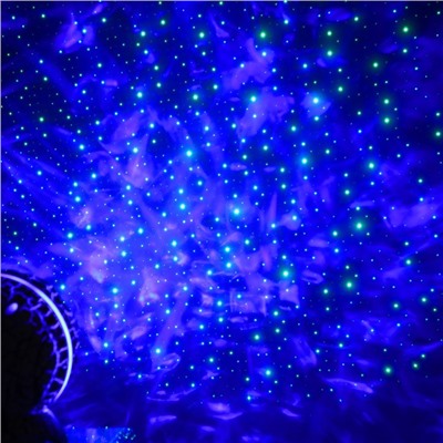 Световой прибор «Яйцо динозавра» 10 см, динамик, съёмная полусфера, свечение RGB, пульт ДУ, USB, белый