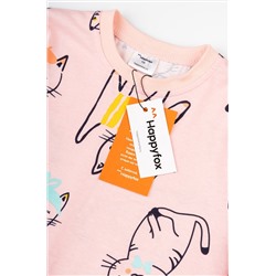 Хлопковая пижама для девочки Happyfox