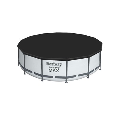 УЦЕНКА Бассейн каркасный, 488×122 см, фильтр-насос, лестница, тент, 5612Z Bestway