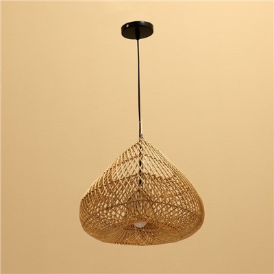 Светильник потолочный из ротанга «Рахарьо», 1×120 Вт, Е27, 43×34×25 см