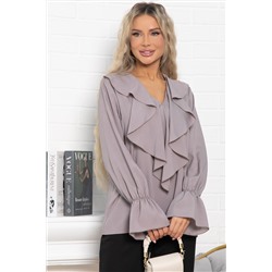 Блуза шифоновая Вэнси (бежевая) Б15024-8М