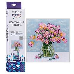 Кристальная (алмазная) мозаика 30х30 "Милый букетик"