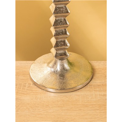 Подсвечник «Башня», 12×12×27 см, алюминий