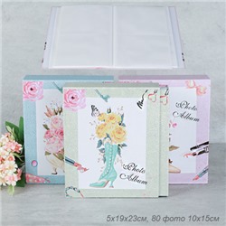 Фотоальбом 80 фото 10x15 Цветы / 9303 /уп 48/ 20 листов