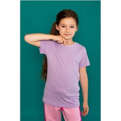 Футболка 22478 детская кор. рукав (Лиловый)