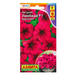 Семена цветов Петуния Ламбада F1 бургунди многоцветковая  (драже) С. Hem Genetics, Ц/П,7 шт. 1094574