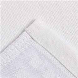 Полотенце махровое LoveLife «Square» 70×130 см, цвет белый, 100% хл, 380 г/м²