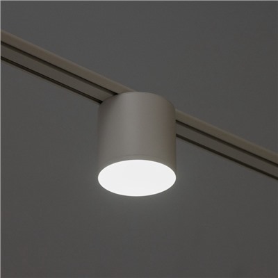 Светильник трековый BayerLux SLIM «Цилинр», LED, 12 Вт, 3000K-6000К, 48 В, CRI90, 8×8×7.5 см, белый