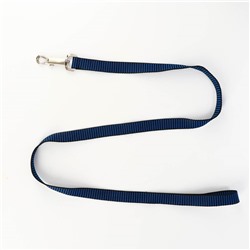 Комплект амуниции рельефный, поводок 120×2 см, ОГ 44-50 см, сине-чёрный