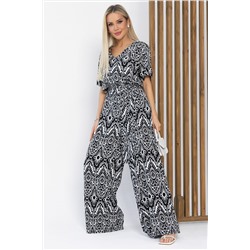 Комбинезон Сайрес (черно-белый) К13615-7М