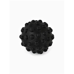 Игрушка пищащая «Мячик» для собак, 6.5 см, черная